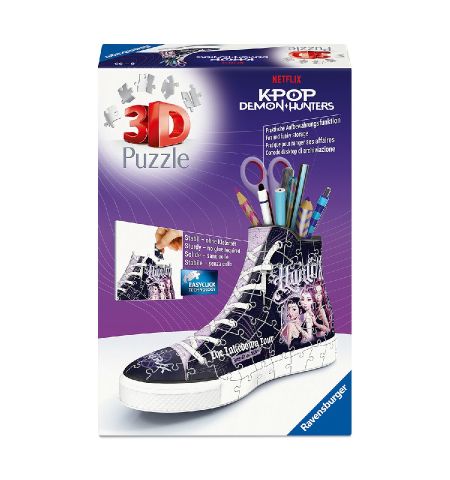 Puzzle 3D Sneaker 108 piezas K Pop Demon Hunters Ravensburger Puzzle 3D Sneaker 108 piezas K Pop Demon Hunters Ravensburger