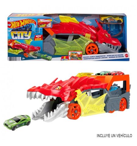 HOT WHEELS CAMIÓN LANZADOR DRAGÓN HOT WHEELS CAMIÓN LANZADOR DRAGÓN