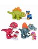DINO RUGIENTE Y FIGURA PAW PATROL