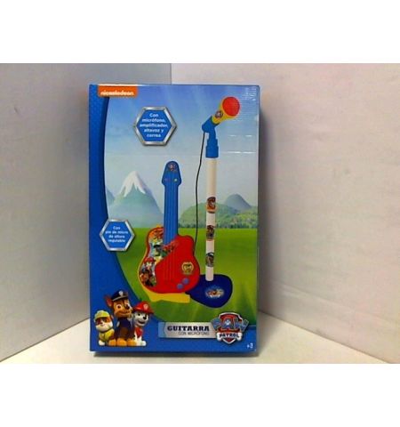 GUITARRA ELECTR.PAW PATROL+MICRO GUITARRA CON MICROFONO PATRULLA CANINA ITEM 2510