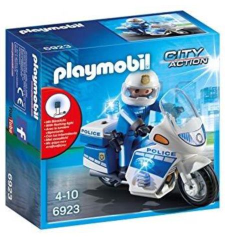 PLAYMOBIL CITY ACTION POLICIA CON MOTO Y LUCES LED
PLAYMOBIL CITY ACTION 6923