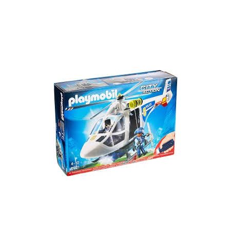 PLAYMOBIL City Action Helicóptero de Policía con Luces LED PLAYMOBIL CITY ACTION 6921