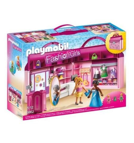 Playmobil - Tienda de Moda - 6862 TIENDA DE MODA MALETIN PLAYMOBIL 6862
