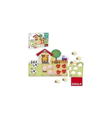Puzzle Goula 1-5 21 Piezas PUZZLE 1-5 GOULA